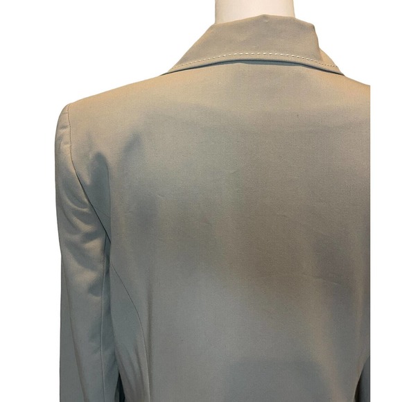 CABI Tan Single Button Collared Career Classic Boss Babe Blazer Jacket Women 8 - Picture 4 of 14